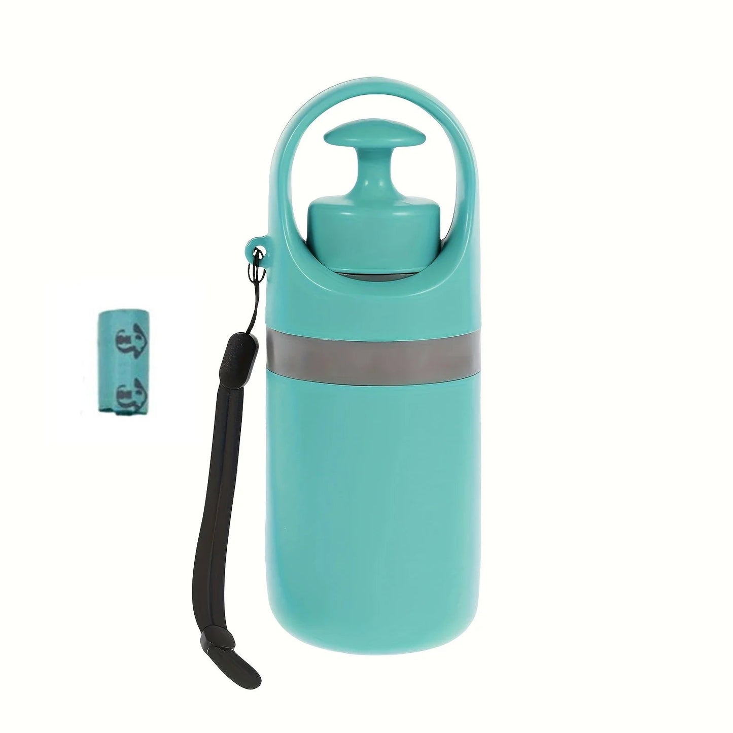 1pc Portable Poop Scoop with Bagged Disperser, Blue Color, Claw Design, for Efficient Waste Collection, Including Leak-Proof Bag PawsnHeart