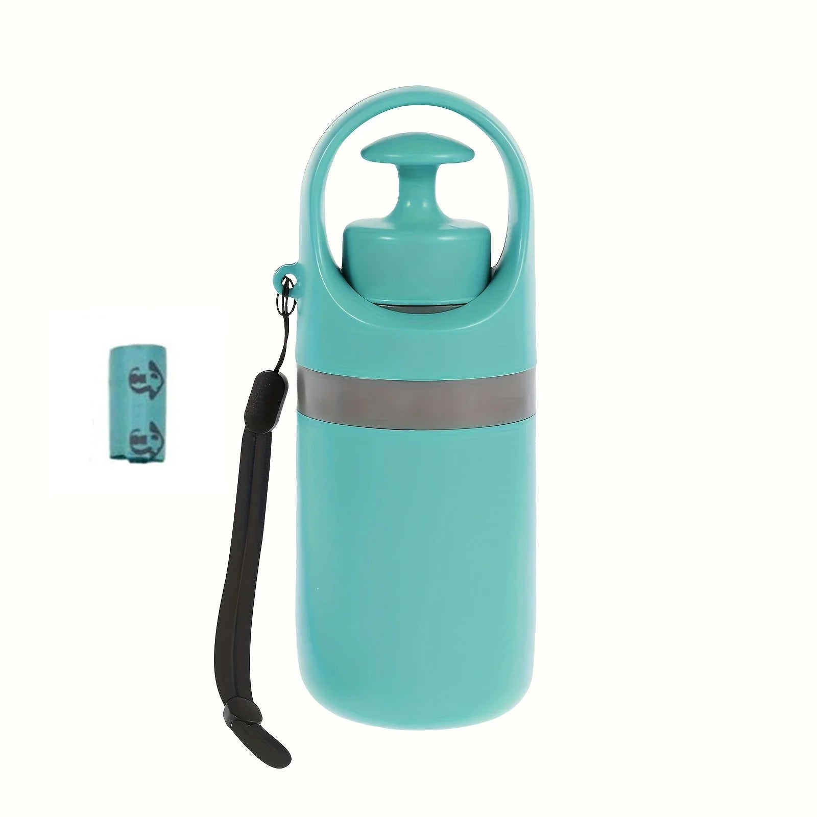 1pc Portable Poop Scoop with Bagged Disperser, Blue Color, Claw Design, for Efficient Waste Collection, Including Leak-Proof Bag PawsnHeart