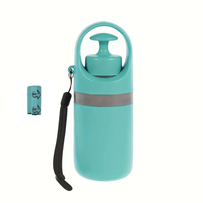 1pc Portable Poop Scoop with Bagged Disperser, Blue Color, Claw Design, for Efficient Waste Collection, Including Leak-Proof Bag PawsnHeart