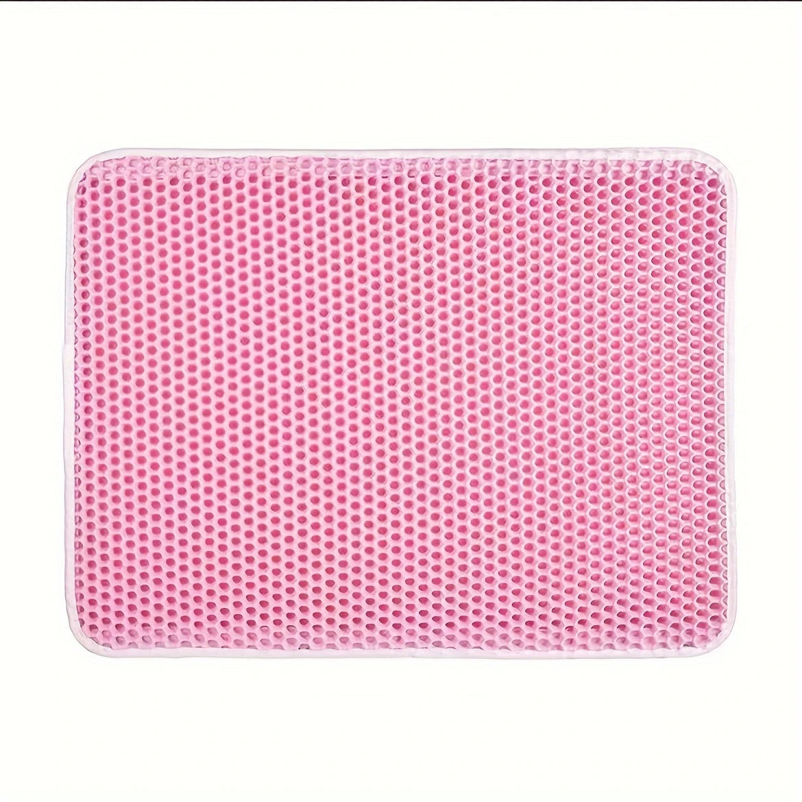 1Pc Large Size Cat Litter Mat-Advanced Honeycomb Double Layer Design,Urine Waterproof,Easy Cleaning,Scatter Control,Stay Clean PawsnHeart