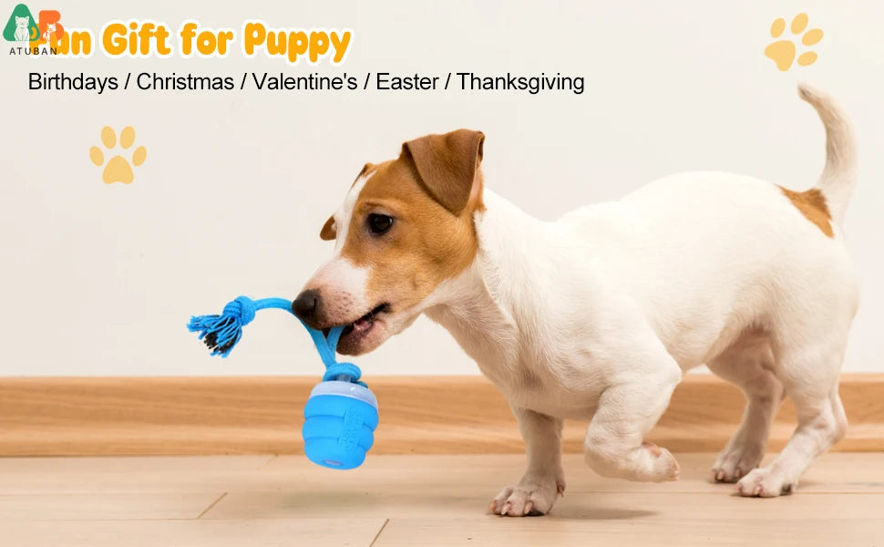 ATUBAN Interactive Dog Toys Ball - Fun Moving Dog Toys to Keep Them Busy , Rechargeable Smart Automatic Dog Ball for Boredom PawsMagics