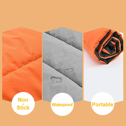 Portable Pet Mat Cat and Dog Mat Outdoor Waterproof Dog Beds for with Storage Carry Bag Outdoor Camping Easy To Clean Mat PawsnHeart