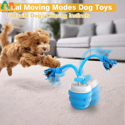 ATUBAN Interactive Dog Toys Ball - Fun Moving Dog Toys to Keep Them Busy , Rechargeable Smart Automatic Dog Ball for Boredom PawsMagics