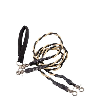 New Tangle-Free Swivel Double Bungee Leash Shock Absorbing Comfortable Dog Leashes Retractable Dog Rope Pet Accessories PawsnHeart