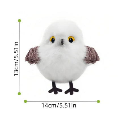 Fluttering and chirping bird cat toy