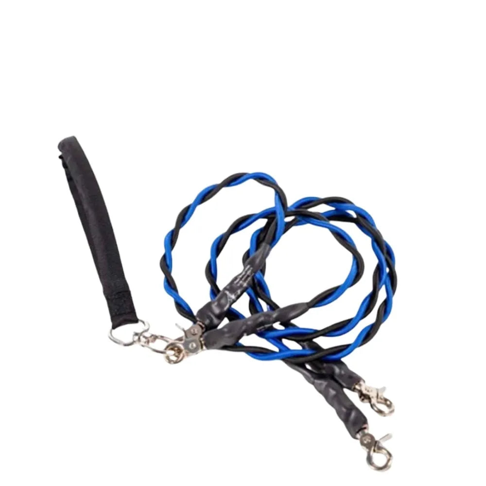 New Tangle-Free Swivel Double Bungee Leash Shock Absorbing Comfortable Dog Leashes Retractable Dog Rope Pet Accessories PawsnHeart