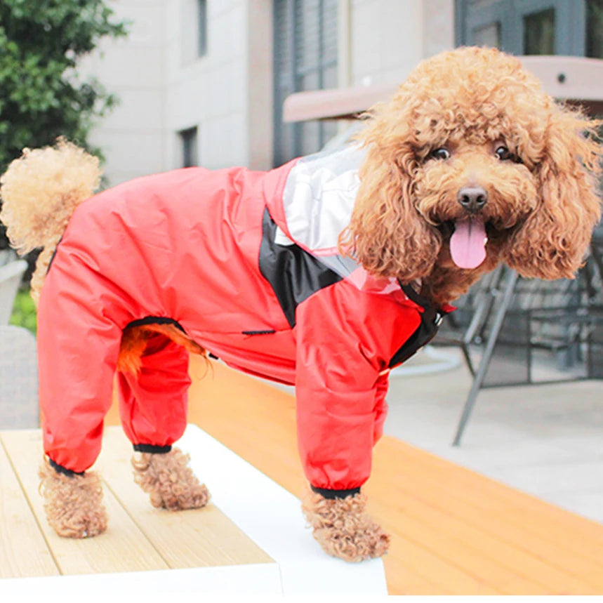 Pet Dog Raincoat The Dog Face Pet Clothes Jumpsuit Waterproof Dog Jacket Dogs Water Resistant Clothes for Dogs Pet Coat PawsnHeart