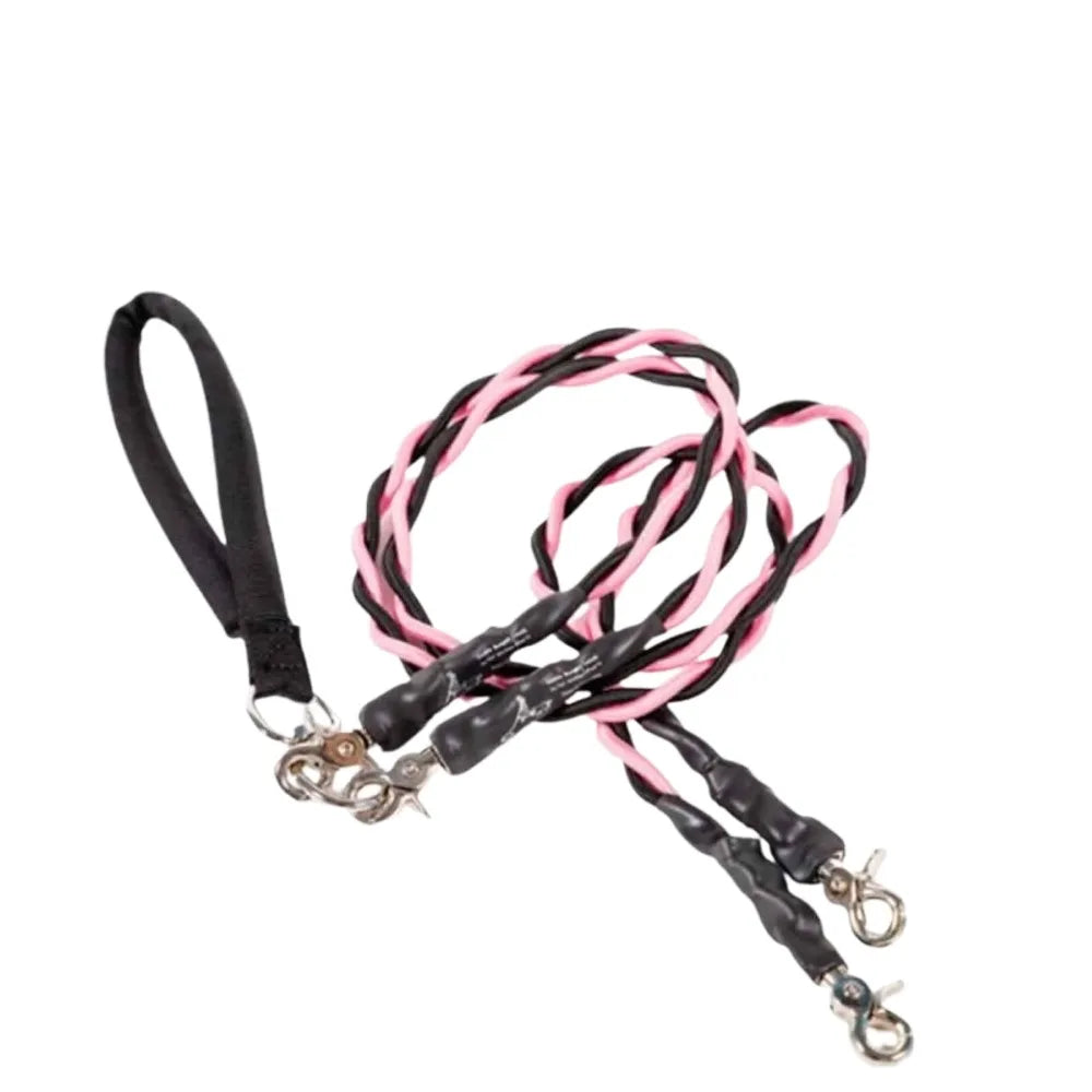 New Tangle-Free Swivel Double Bungee Leash Shock Absorbing Comfortable Dog Leashes Retractable Dog Rope Pet Accessories PawsnHeart