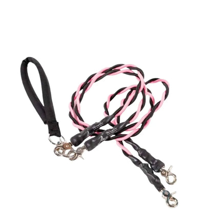 New Tangle-Free Swivel Double Bungee Leash Shock Absorbing Comfortable Dog Leashes Retractable Dog Rope Pet Accessories PawsnHeart